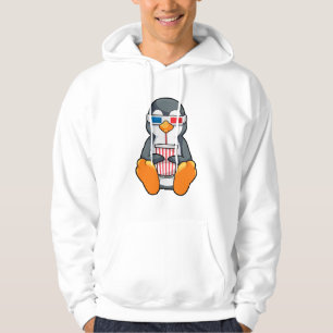 Pinguin Cinema Brille Trinktasse Hoodie