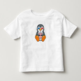 Pinguin Cinema Brille Trinktasse Kleinkind T-shirt