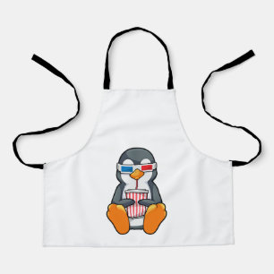 Pinguin Cinema Brille Trinktasse Schürze
