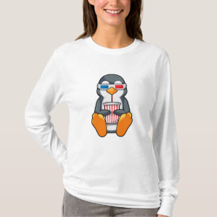 Pinguin Cinema Brille Trinktasse T-Shirt