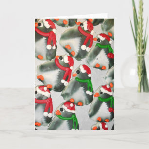 "Pinguin Cookies" Weihnachtskarte Nr. 1 Karte