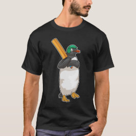 Pinguin Cricket Cricket Fledermaus T-Shirt