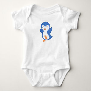 Pinguin Dancing Baby Bodysuit Baby Strampler