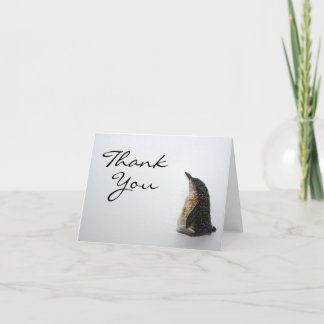 Pinguin danken Ihnen zu kardieren Dankeskarte