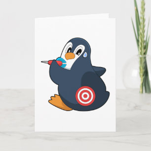 Pinguin Dart Pfeil Dartboard Karte