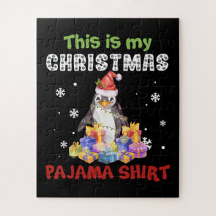 Pinguin das ist mein Weihnachts-Pajama-Shirt