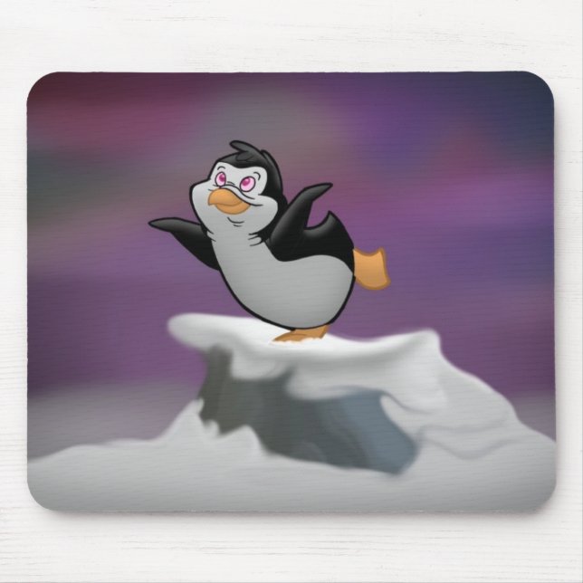 Pinguin, der Mousepad träumt (Vorne)