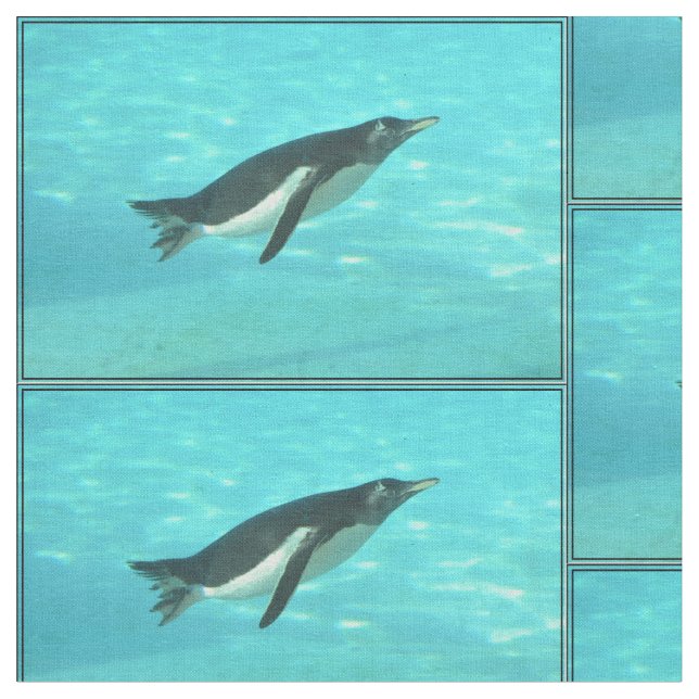 Pinguin, der Underwater schwimmt Stoff (Nahaufnahme)
