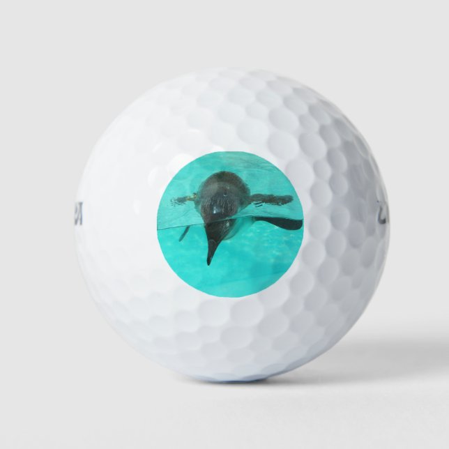 Pinguin Diving Golfball (Vorderseite)