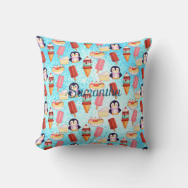 Pinguin-Eiscreme-Süßigkeiten Kissen