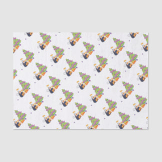 Pinguin-Engels-Weihnachten Seidenpapier
