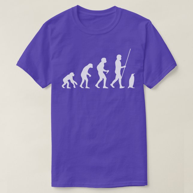 Pinguin-Evolution T-Shirt (Design vorne)