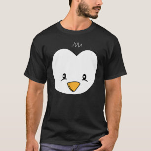 Pinguin Face Halloween Kostüm Niedlichen Pinguin T-Shirt