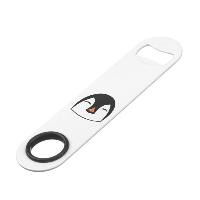 Pinguin Face Speed Flaschenöffner (Vorderseite Schrägansicht)