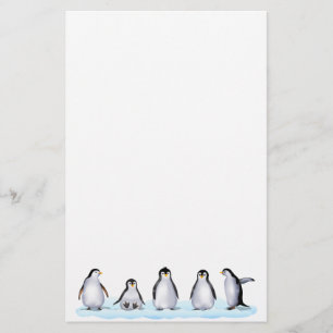 Pinguin-Familie Briefpapier