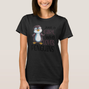 Pinguin Fan Pinguin   Nur Ein Mädchen Das Pinguine T-Shirt