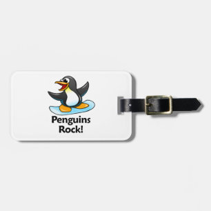 Pinguin-Felsen! Gepäckanhänger