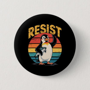Pinguin Flippers Up widersteht lustigen Pinguinen  Button