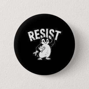 Pinguin Flippers Up widersteht lustigen Pinguinen Button