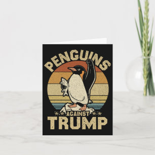 Pinguin Flippers Up widersteht lustigen Pinguinen Karte