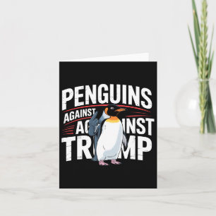 Pinguin Flippers Up widersteht lustigen Pinguinen Karte