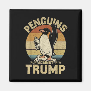 Pinguin Flippers Up widersteht lustigen Pinguinen  Magnet