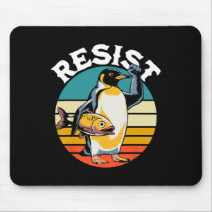 Pinguin Flippers Up widersteht lustigen Pinguinen  Mousepad
