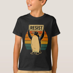 Pinguin Flippers Up widersteht lustigen Pinguinen T-Shirt