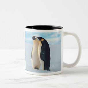 Pinguin-Flüstern Zweifarbige Tasse