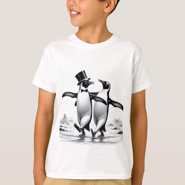 Pinguin Friends T-Shirt (Vorderseite)