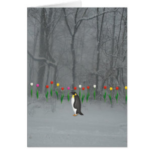 Pinguin-Frühlings-Weg