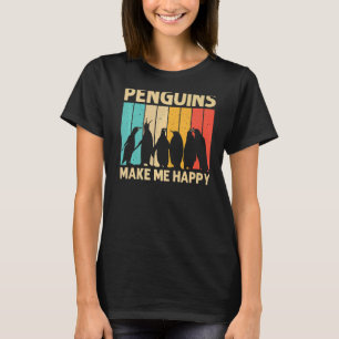 Pinguin für Männer Frauen Pinguine Bird Animal Ret T-Shirt
