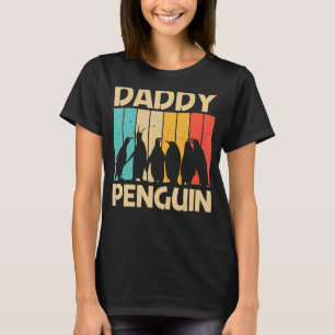 Pinguin für Männer Vater Pinguine Bird Animal Retr T-Shirt