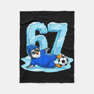 Pinguin-Fußball 67 Eisrutsche Lustiger Wintersport Fleecedecke