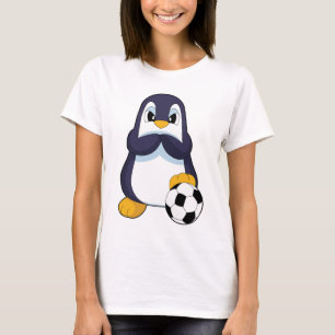Pinguin Fußballspieler Fußball Sport T-Shirt