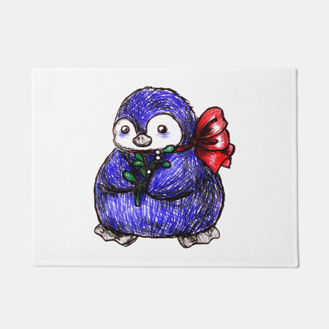 Pinguin Fußmatte (Vorderseite)