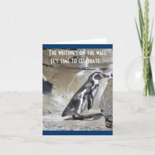 Pinguin-Geburtstagsgruß Karte
