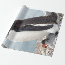 Pinguin Geschenkpapier