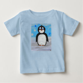 Pinguin, glücklich baby t-shirt