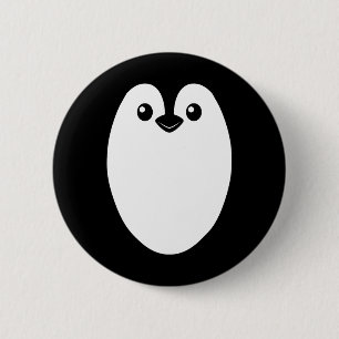 Pinguin Halloween Kostüm für Männer Frauen Kinder Button