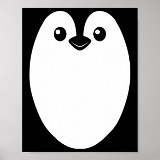 Pinguin Halloween Kostüm für Männer Frauen Kinder Poster