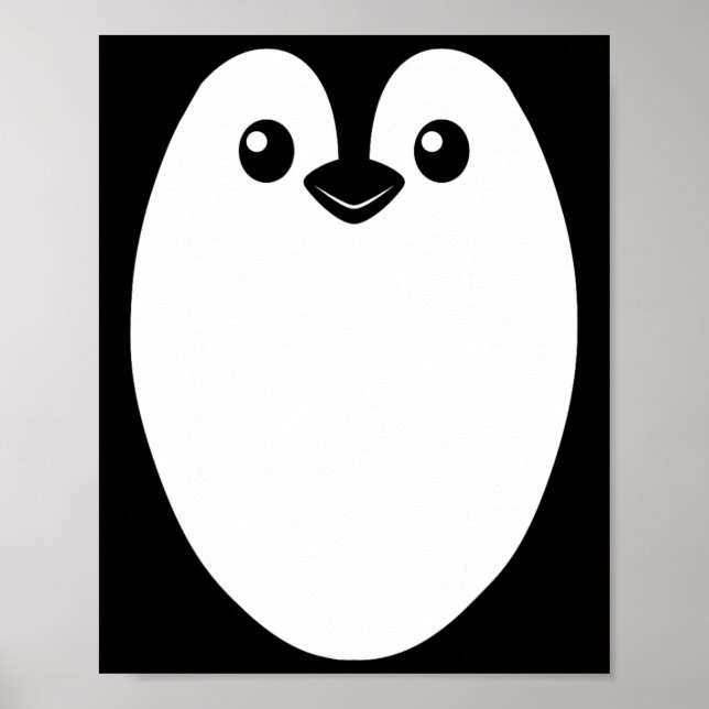 Pinguin Halloween Kostüm für Männer Frauen Kinder  Poster (Vorne)