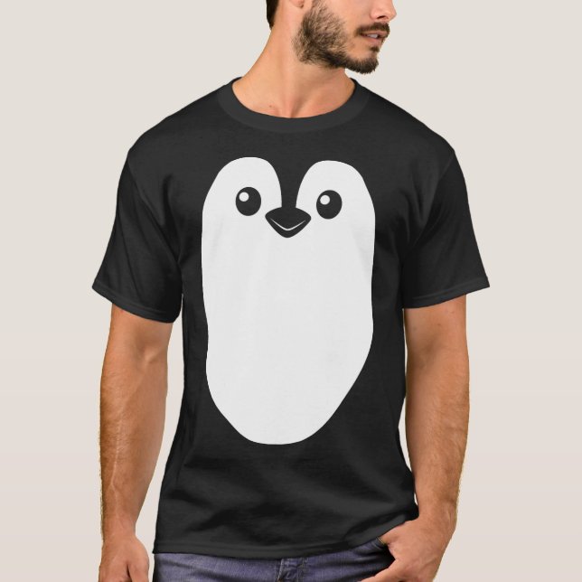 Pinguin Halloween Kostüm für Männer Frauen Kinder  T-Shirt (Vorderseite)
