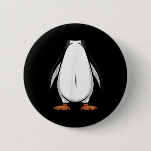 Pinguin Halloween Outfit Funny Simple Kids Costume Button