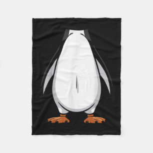 Pinguin Halloween Outfit Funny Simple Kids Costume Fleecedecke