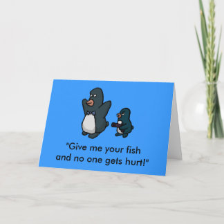 Pinguin Halt auf! Karte