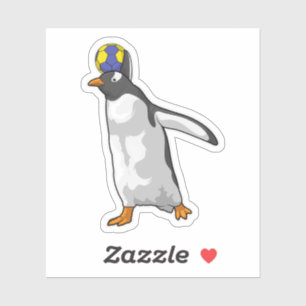 Pinguin Handball Handball Handball Aufkleber