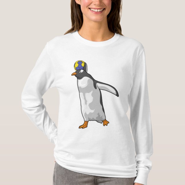 Pinguin Handball Handball Handball T-Shirt (Vorderseite)