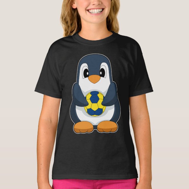 Pinguin Handball Handball Handball T-Shirt (Vorderseite)