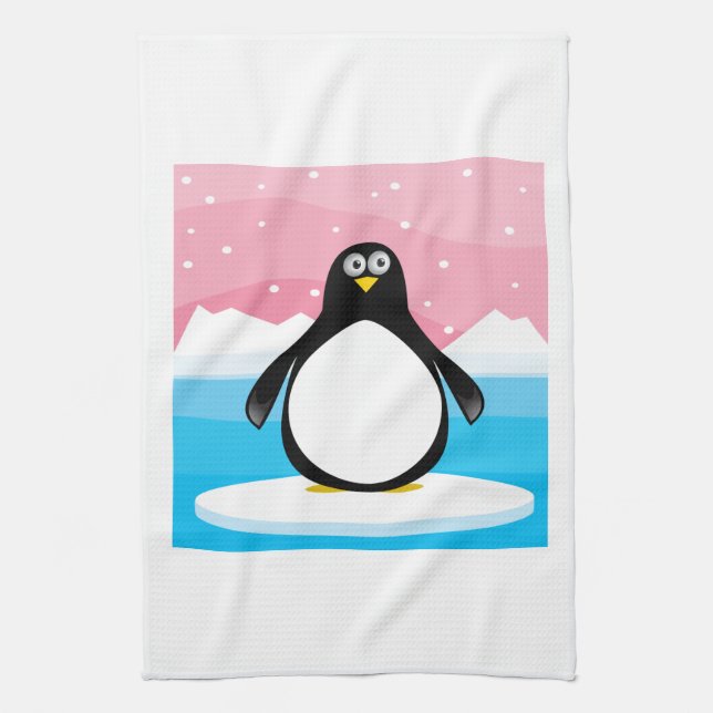 Pinguin Handtuch (Vertikal)